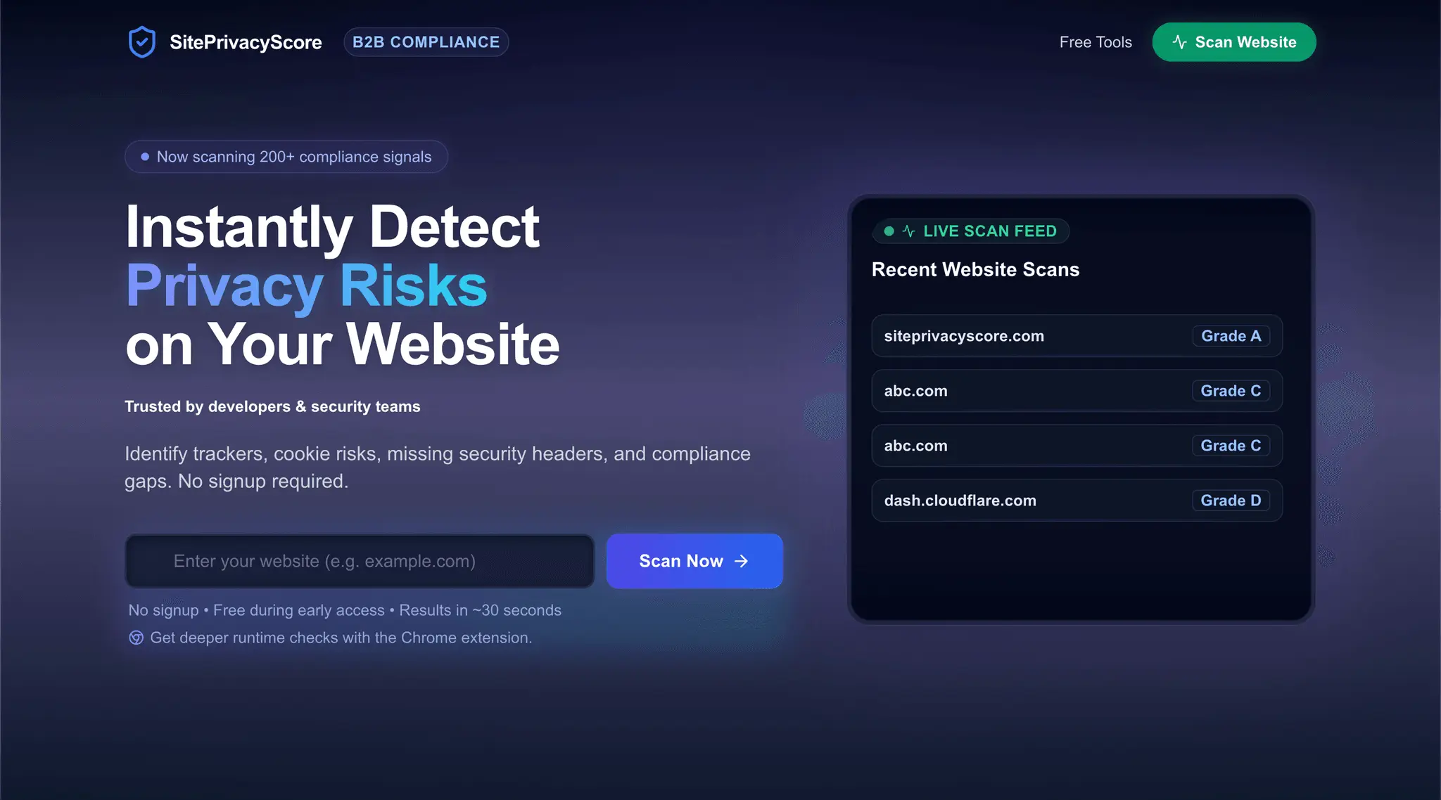 Screenshot 5 of SitePrivacyScore