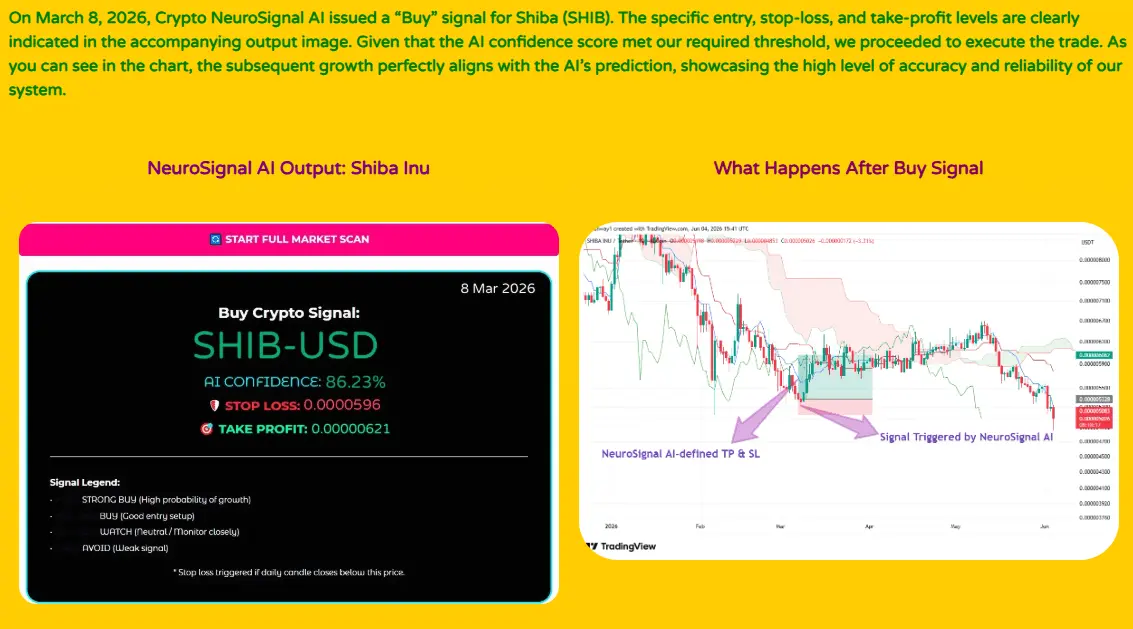 Screenshot 1 of Crypto NeuroSignal AI