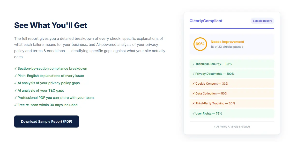 Screenshot 2 of ClearlyCompliant