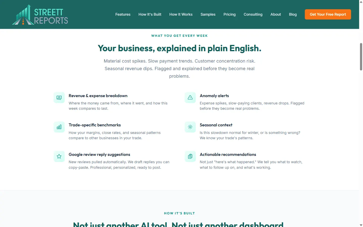 Screenshot 4 of Streett Reports