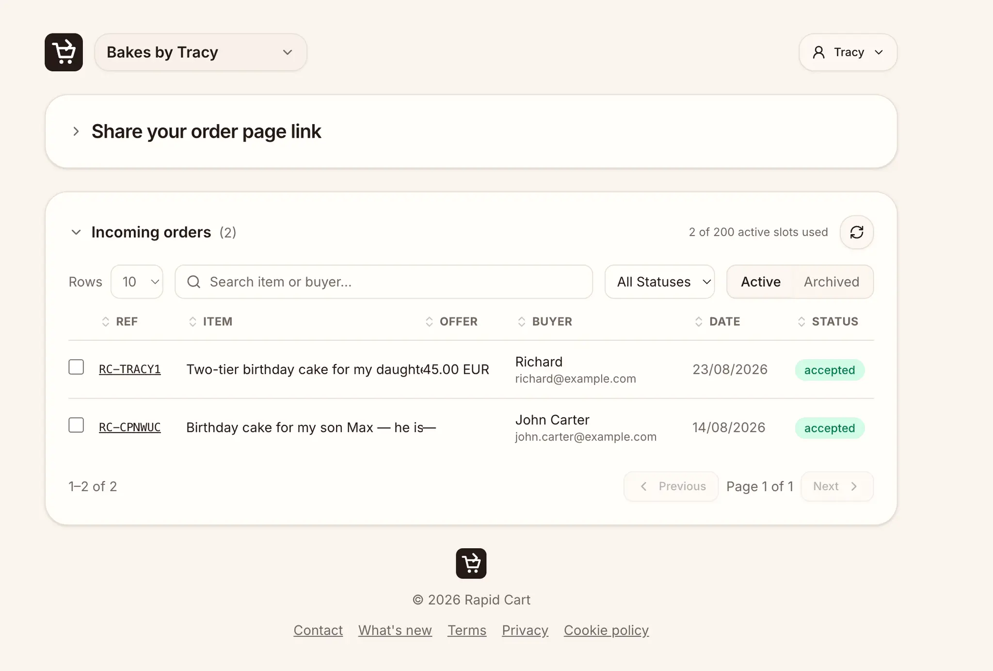 Screenshot 3 of Rapid Cart
