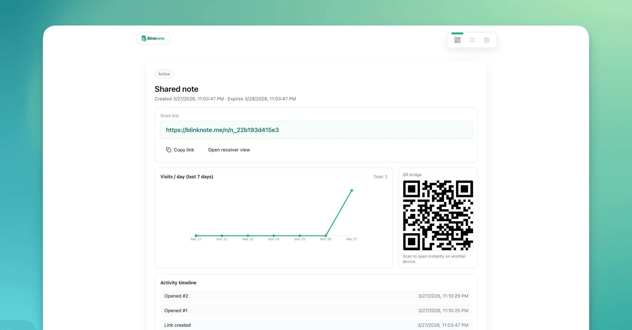 Screenshot 4 of BlinkNote