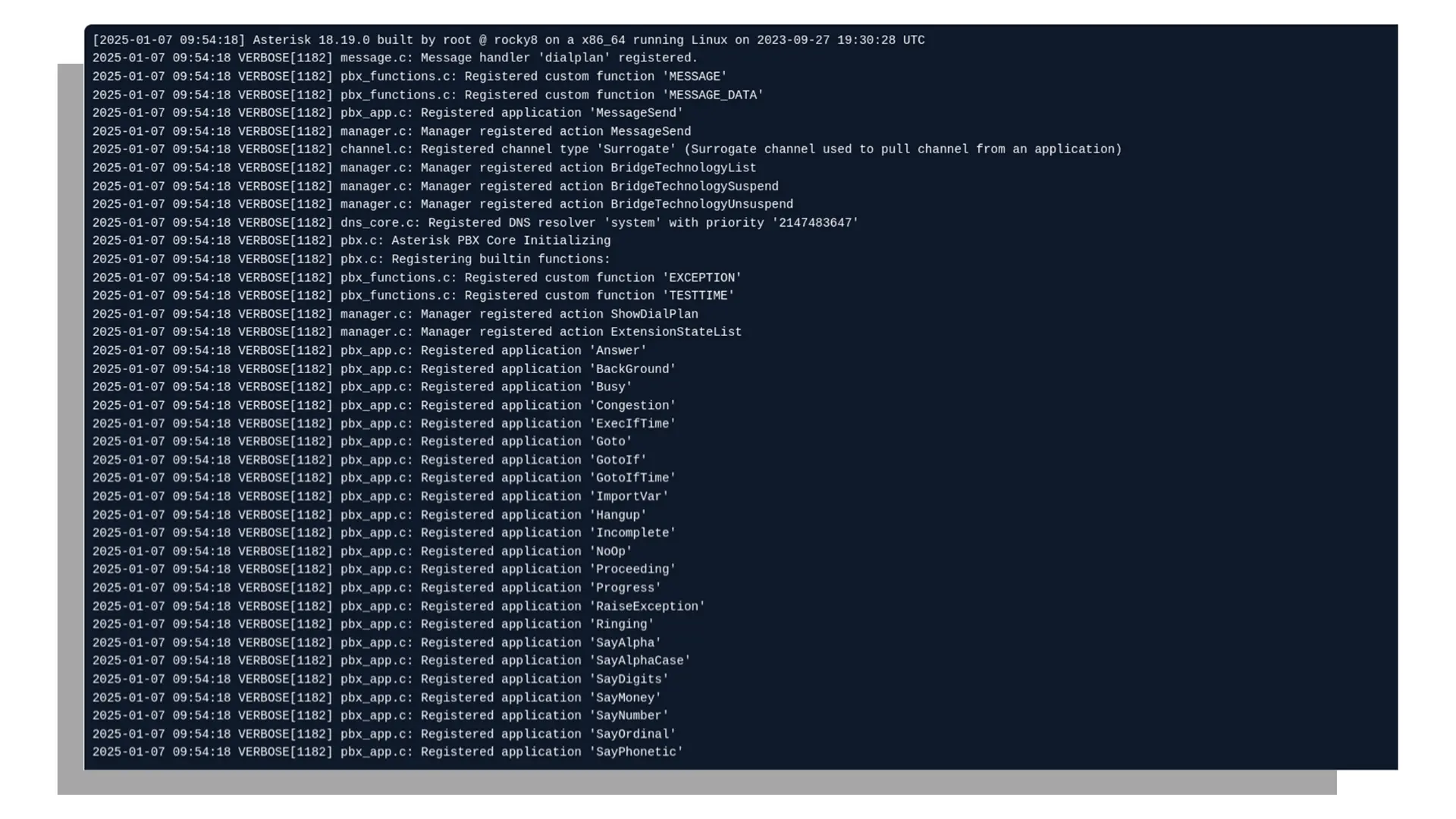 Screenshot 1 of Asterisk Development