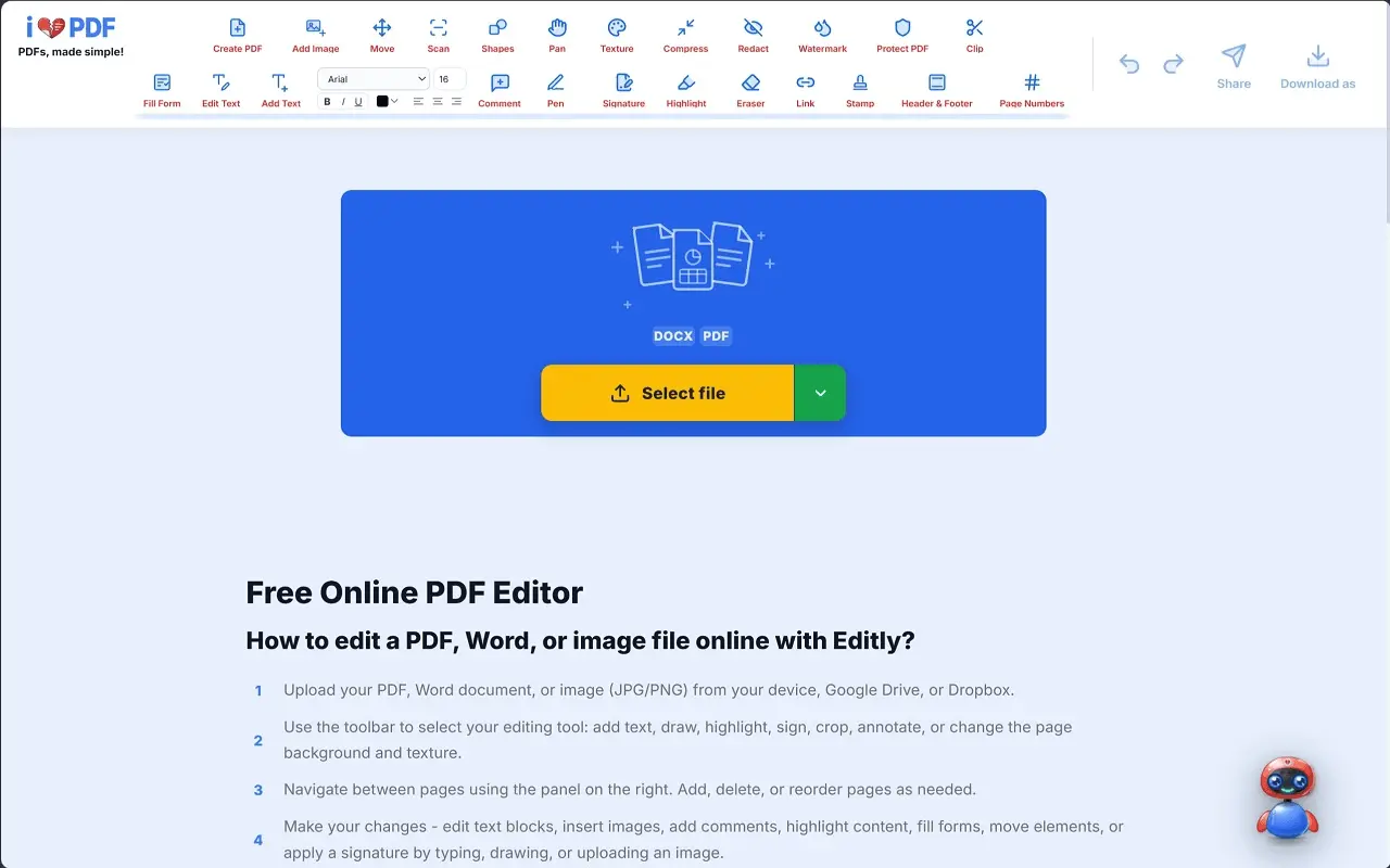 Screenshot 3 of iHatePDF.com