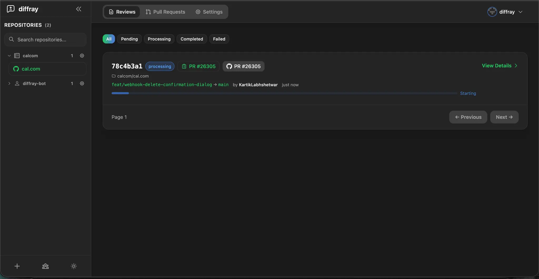 Screenshot 1 of diffray
