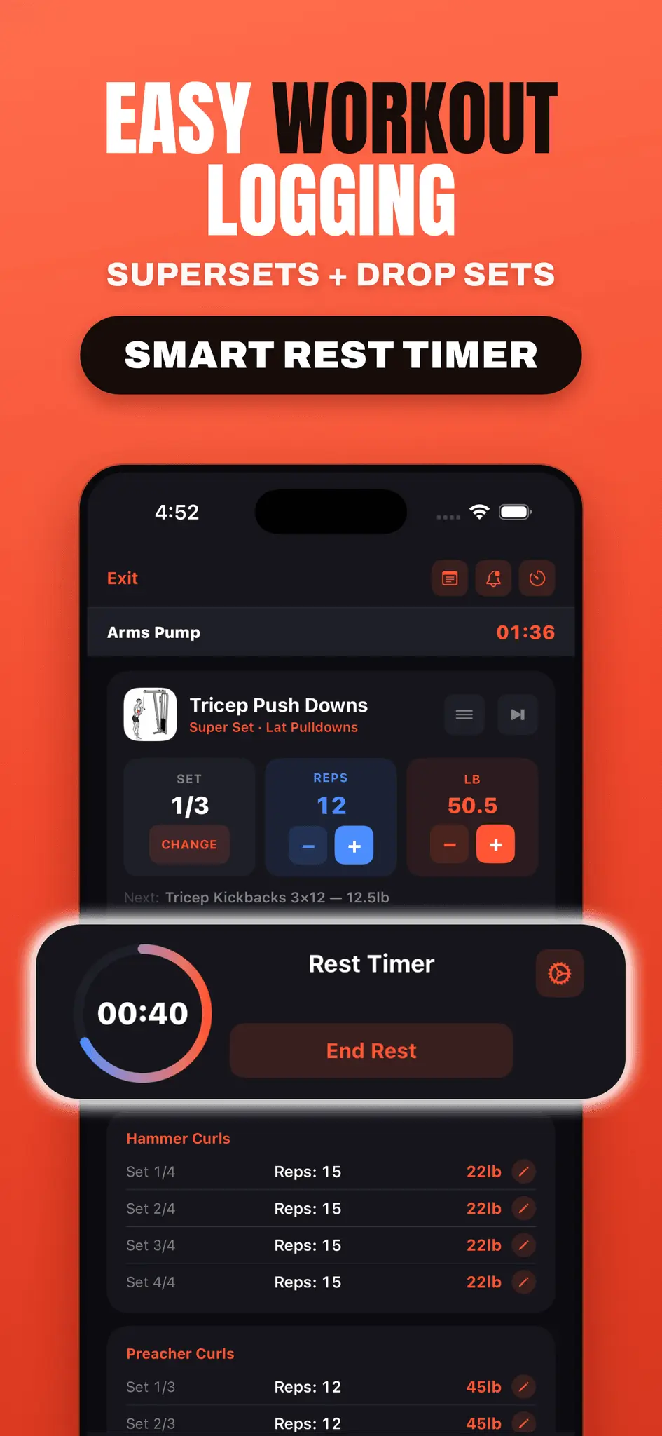 Screenshot 5 of Gym Exercises & Workouts