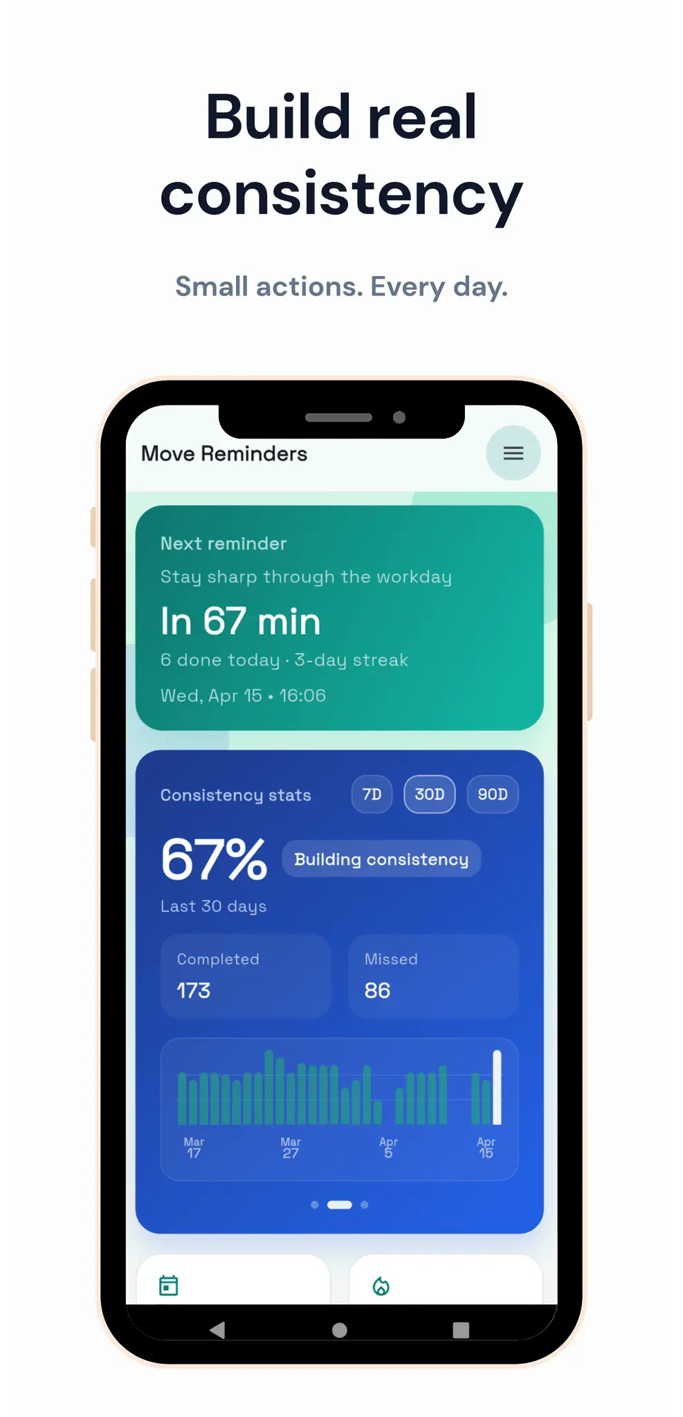 Screenshot 1 of Move Reminders