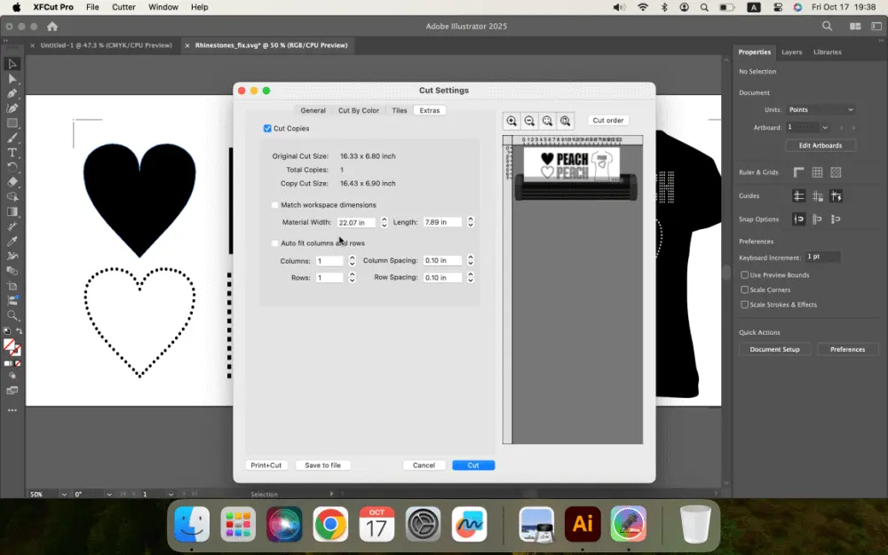 Screenshot 3 of XFCut Pro Vinyl Cutter Software Plugin