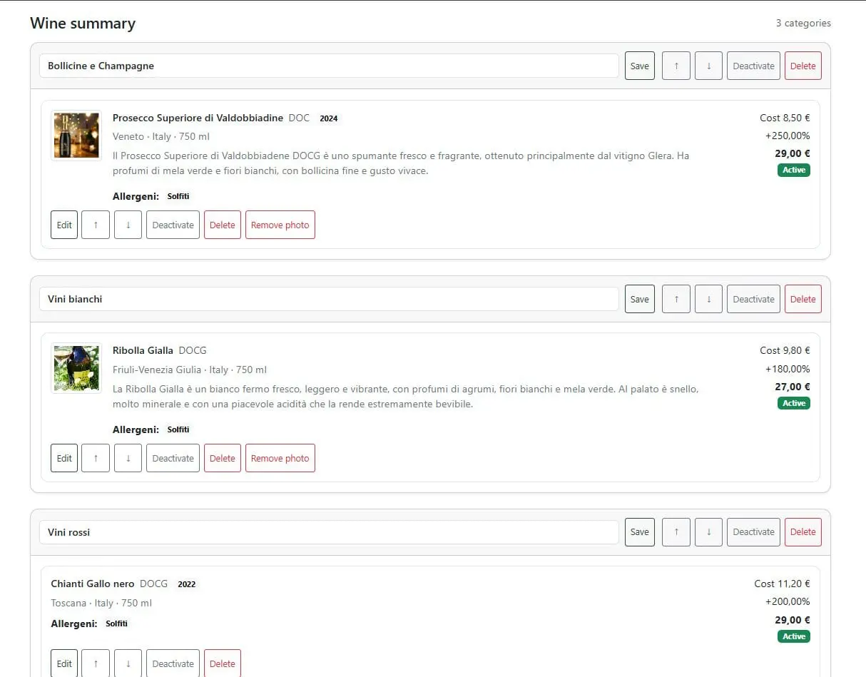 Screenshot 3 of RistoSmart FM Menu