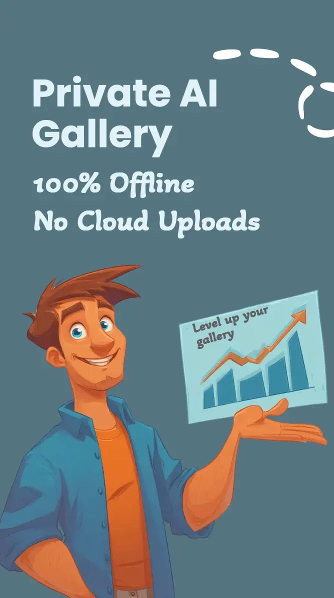 Screenshot 1 of Face Gallery: On Device AI Photo Sorter