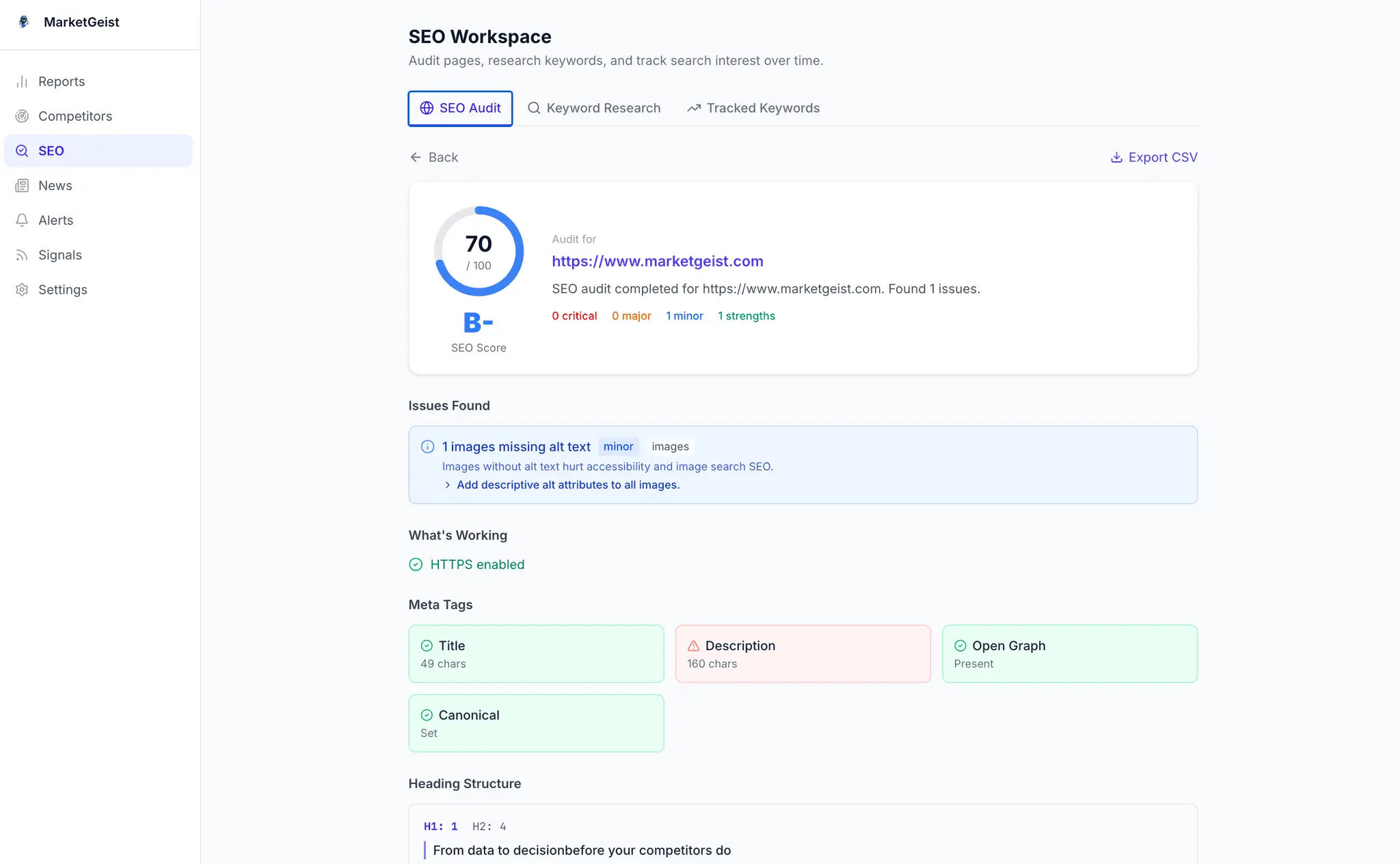 Screenshot 4 of MarketGeist