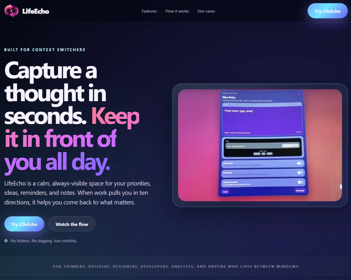 Screenshot 4 of LifeEcho