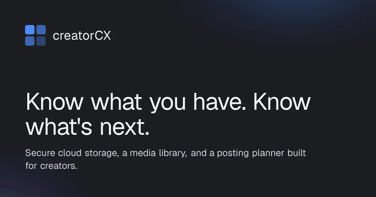 Screenshot 1 of CreatorCX