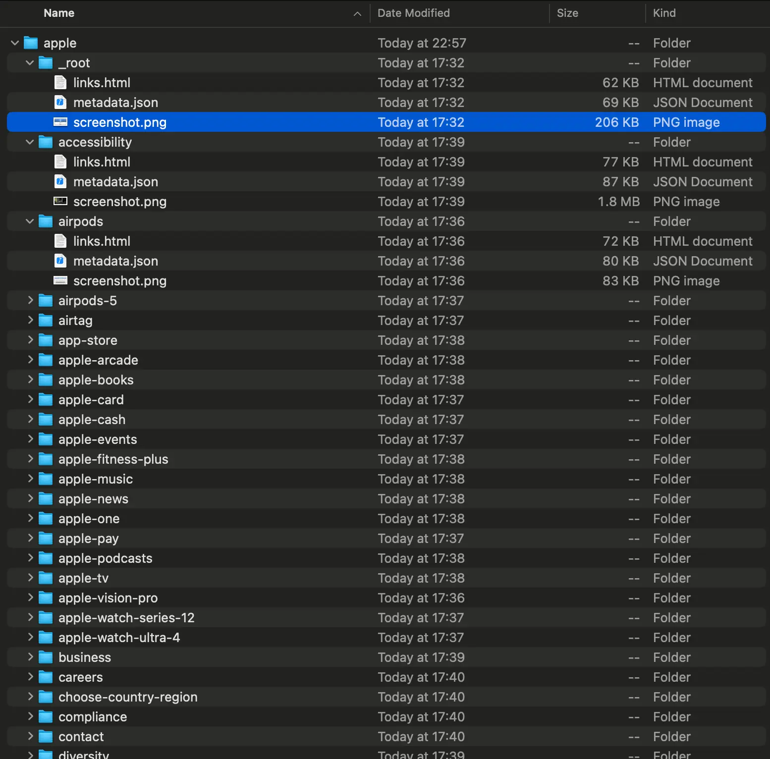 Screenshot 1 of BFS Web crawler