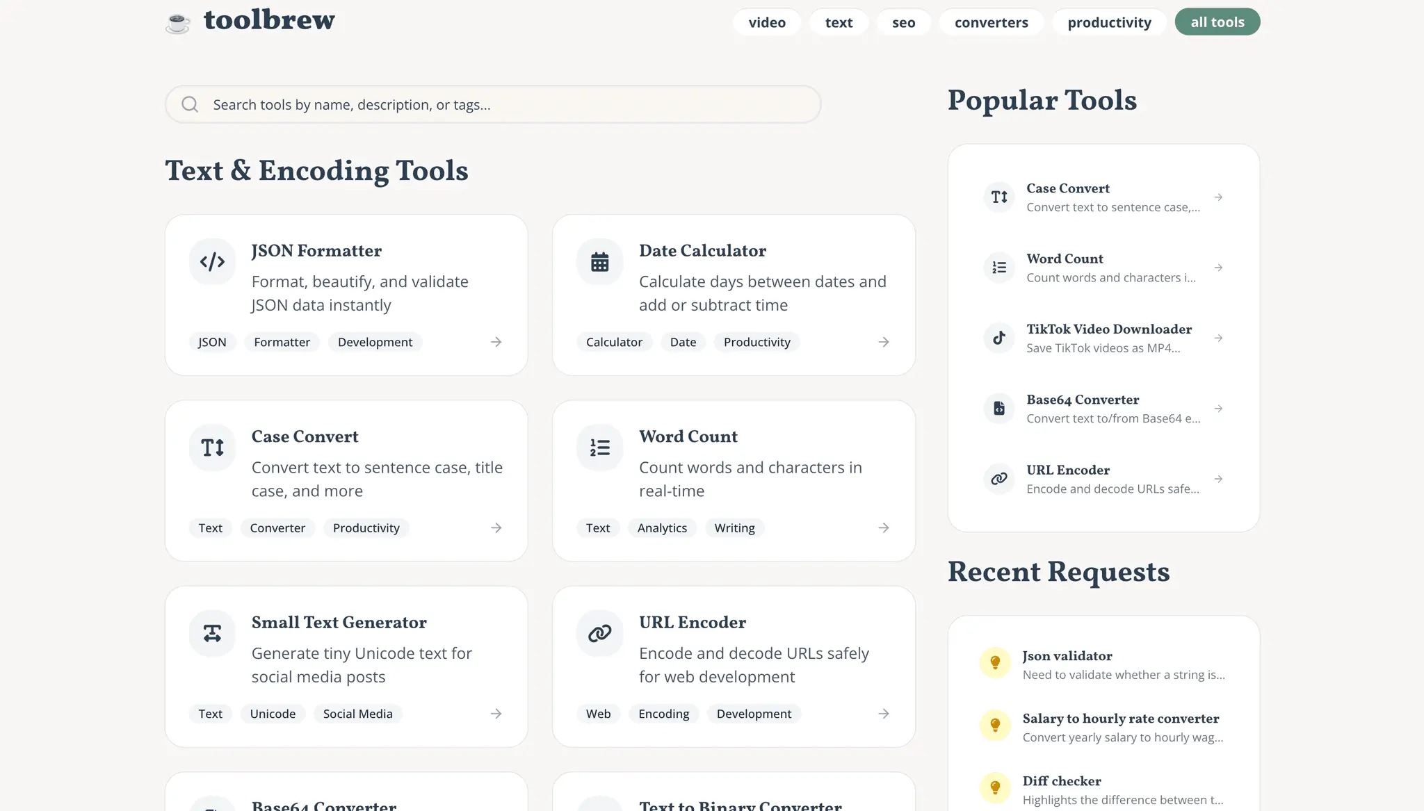 Screenshot 2 of ToolBrew - Free Online Tools