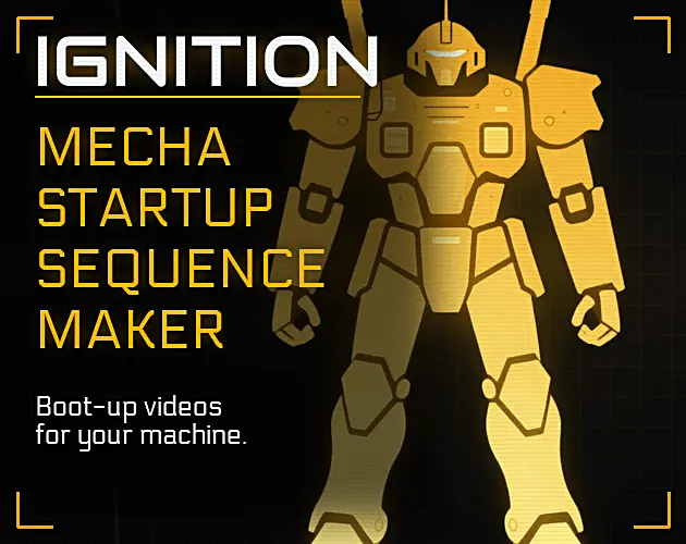 Screenshot 1 of IGNITION Mecha Startup Sequence Maker