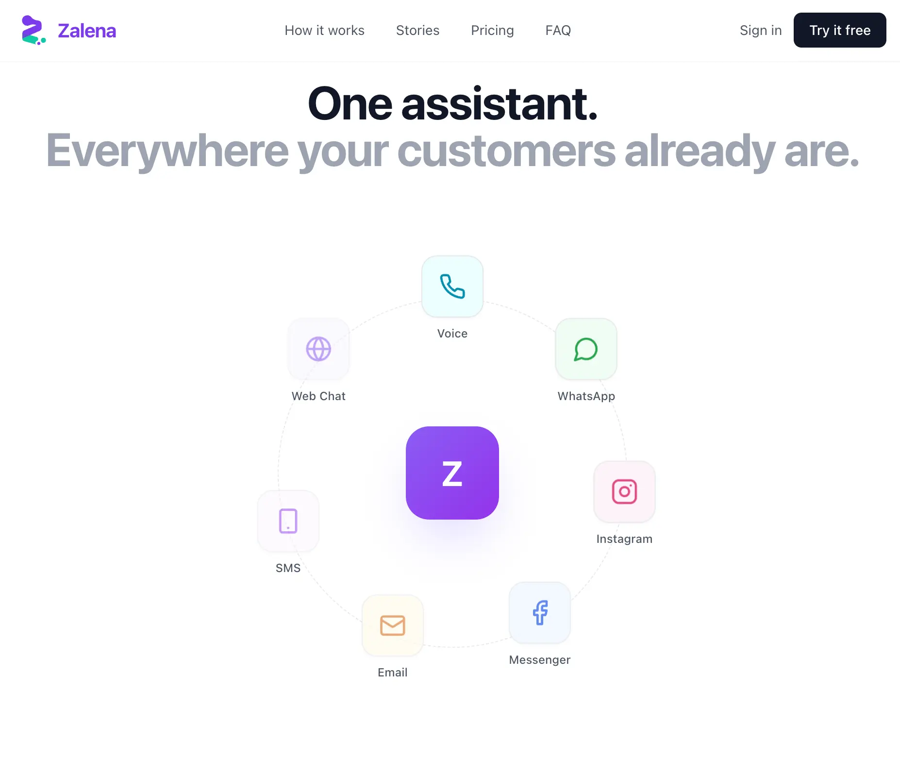 Screenshot 1 of Zalena AI