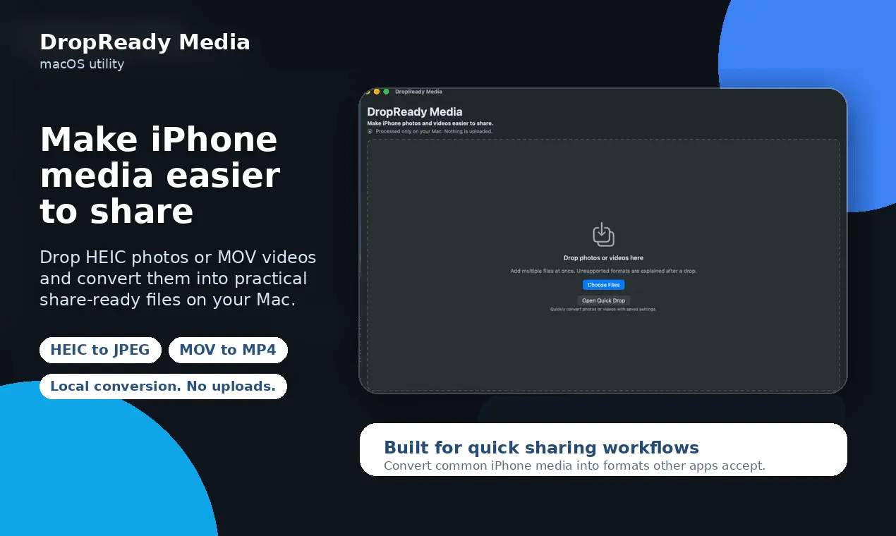 Screenshot 1 of DropReady Media