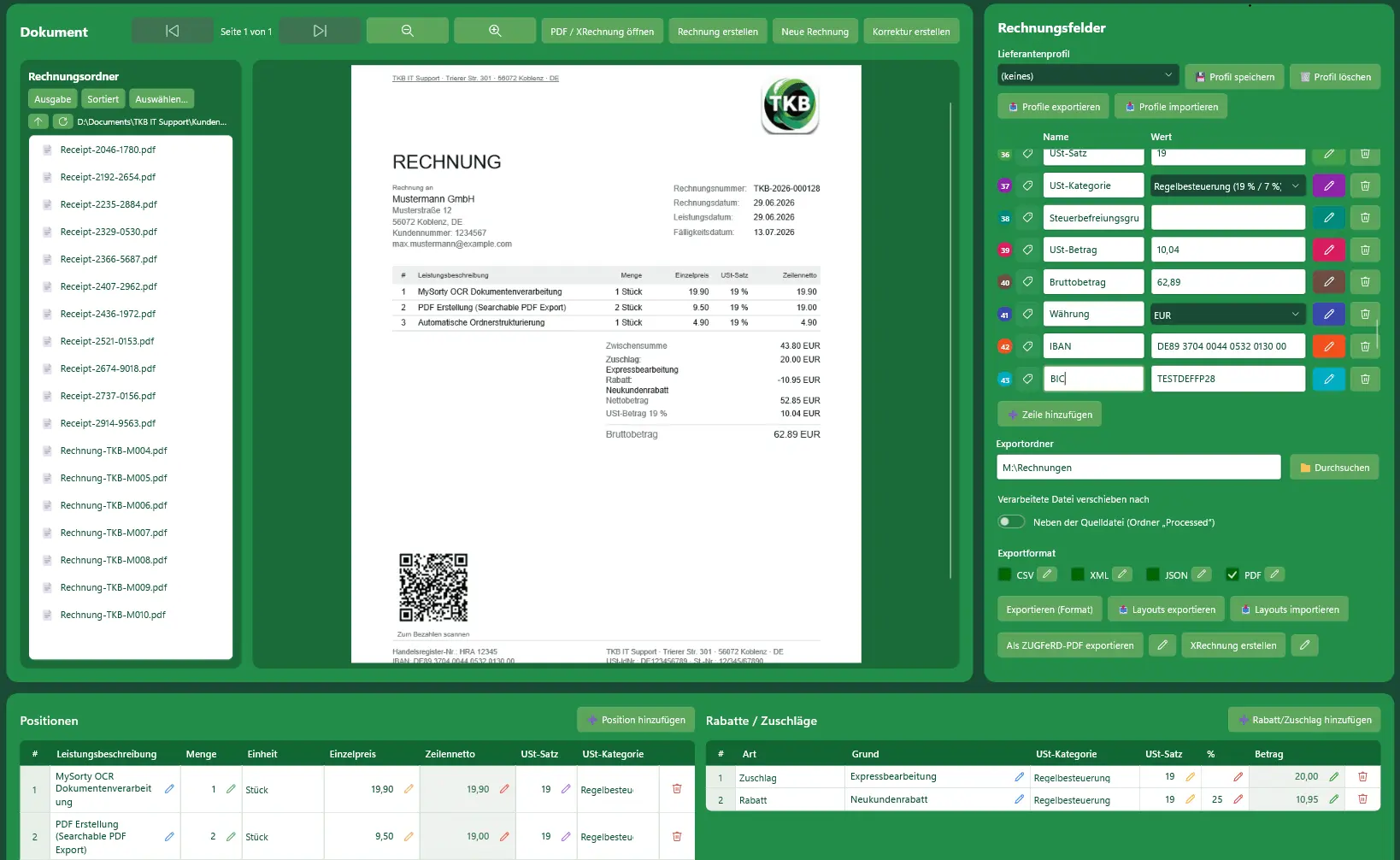 Screenshot 9 of MySorty: PDF sorting & e-invoicing