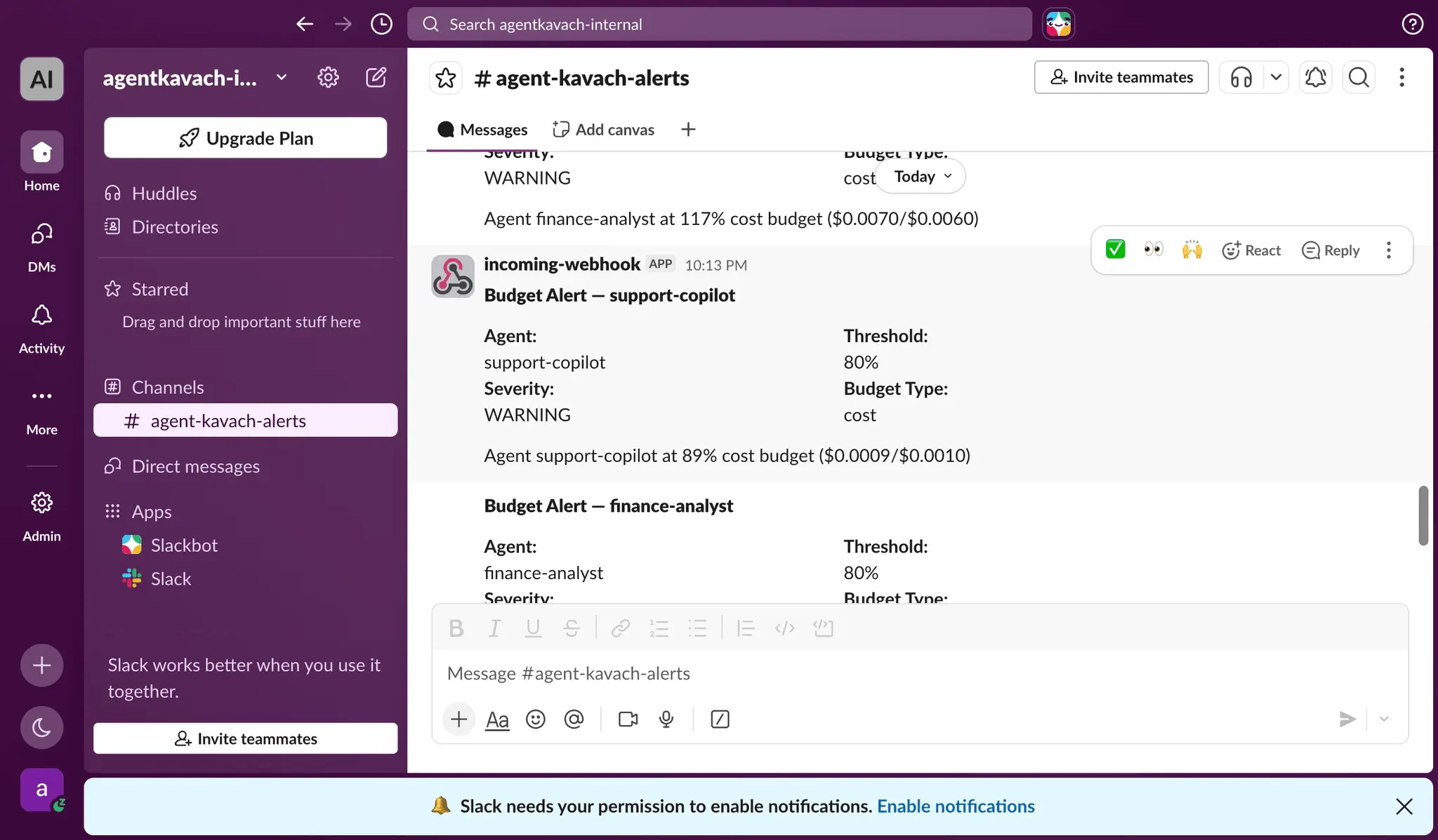 Screenshot 5 of AgentKavach