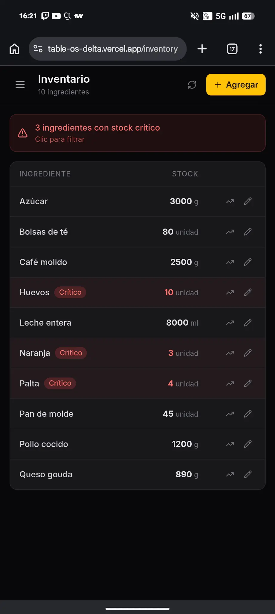 Screenshot 6 of TableOS