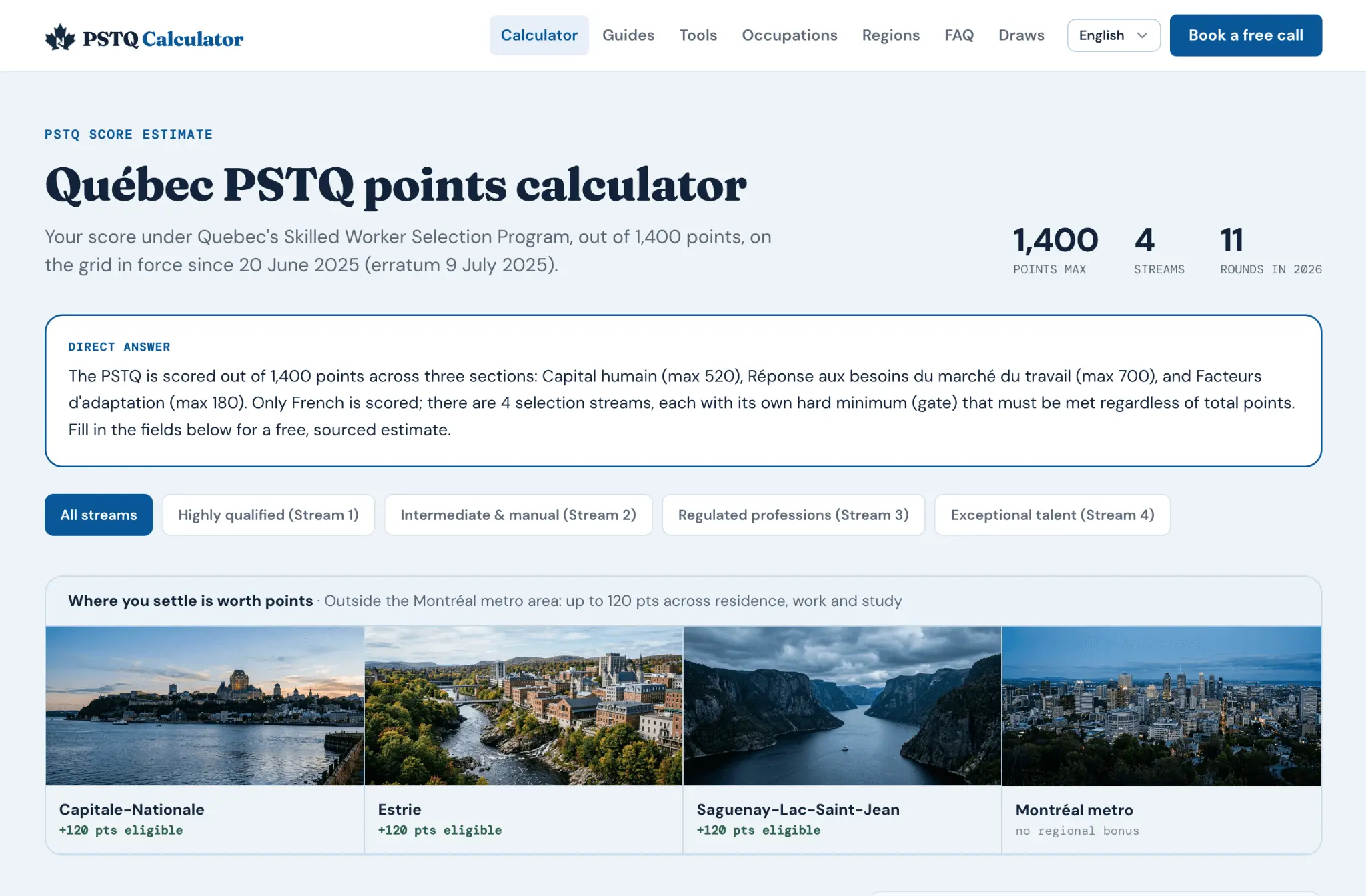 Screenshot 2 of PSTQ Score Calculator