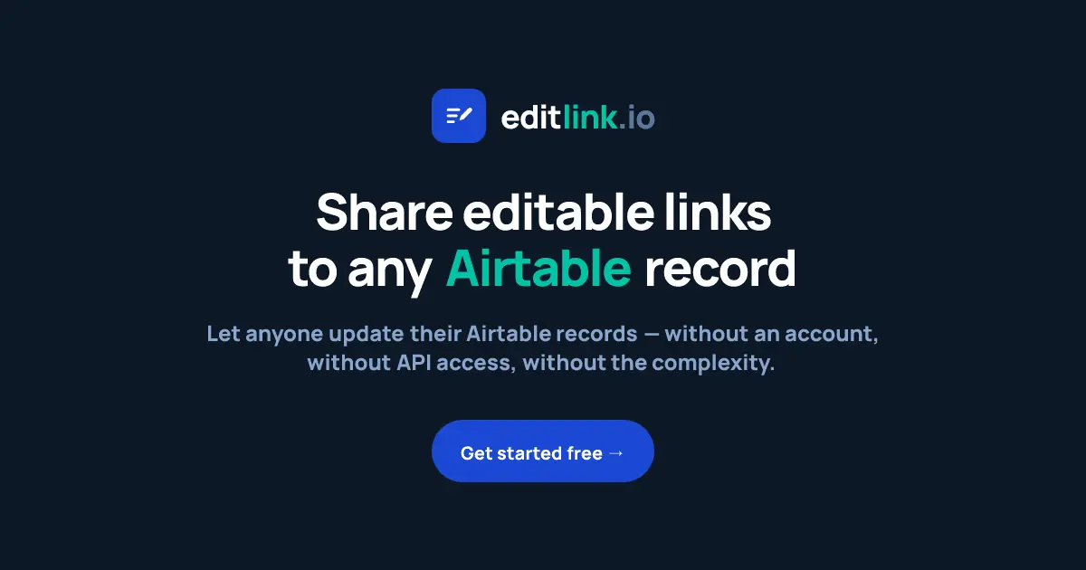 Screenshot 1 of editlink.io