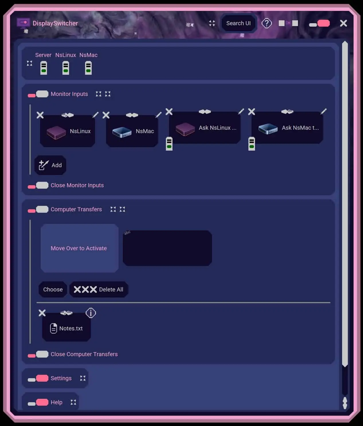 Screenshot 1 of DisplaySwitcher