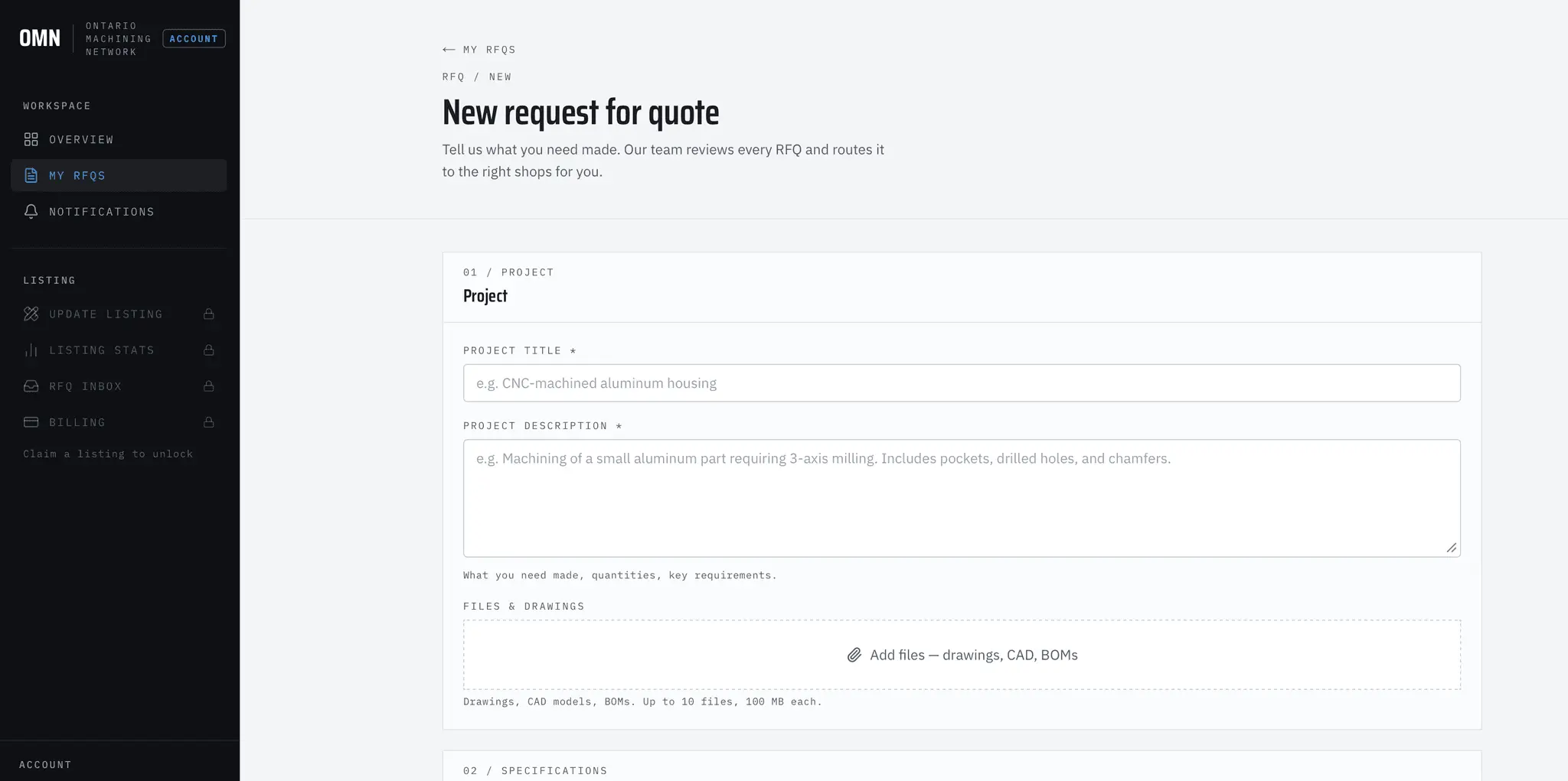 Screenshot 6 of Ontario Machining Network