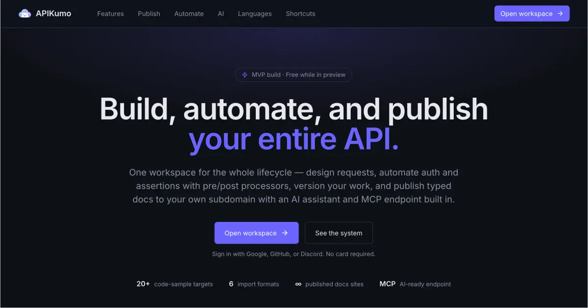 Screenshot 1 of APIKumo