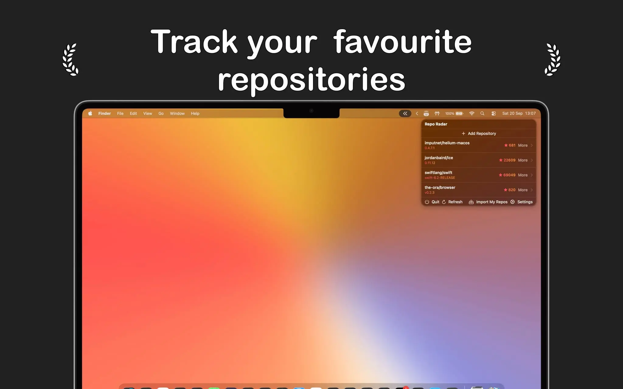 Screenshot 1 of ‎Repo Radar