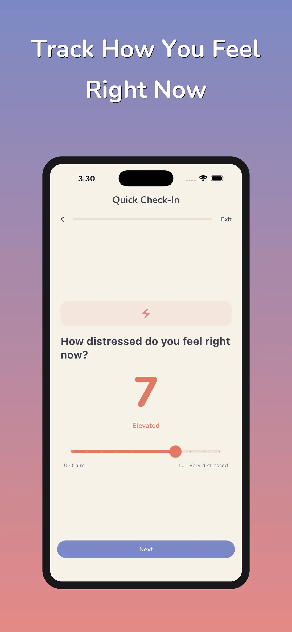 Screenshot 2 of Thought Tracker CBT