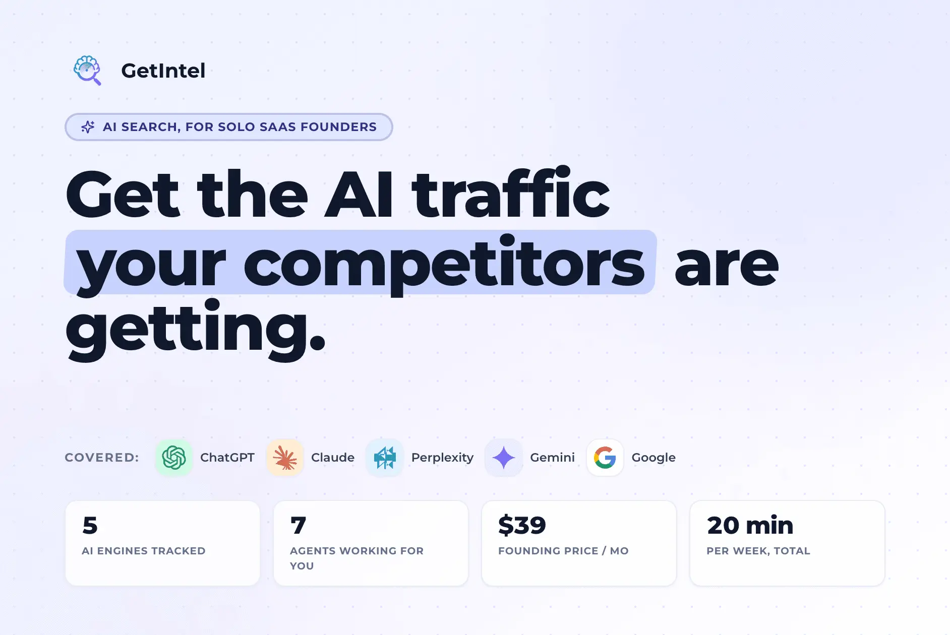 Screenshot 1 of GetIntel