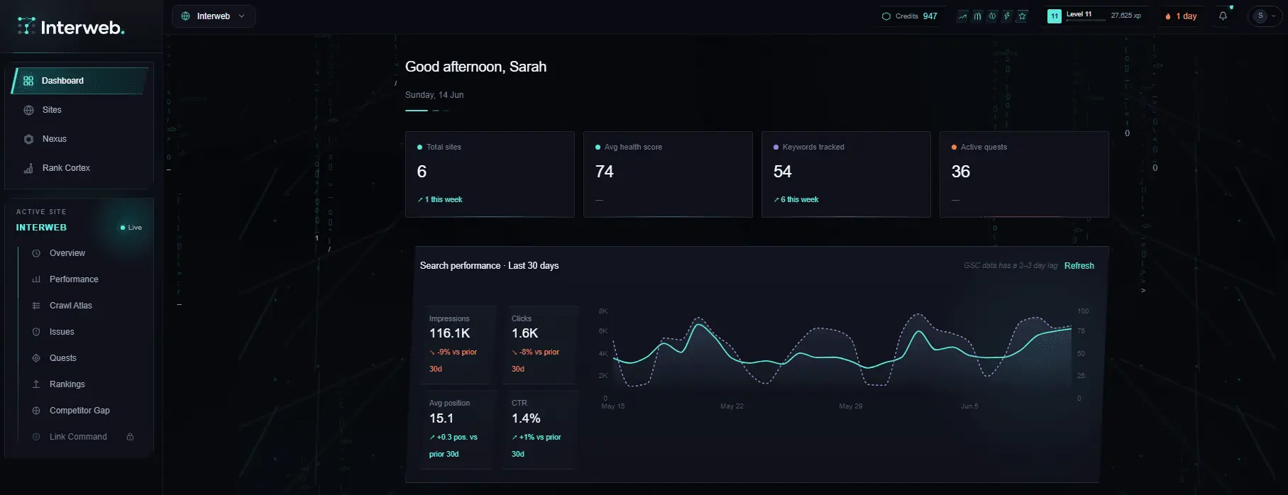 Screenshot 2 of Interweb.