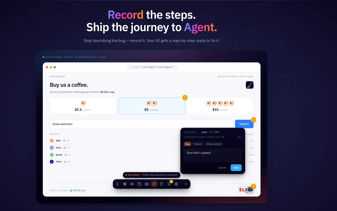 Screenshot 2 of Markagent
