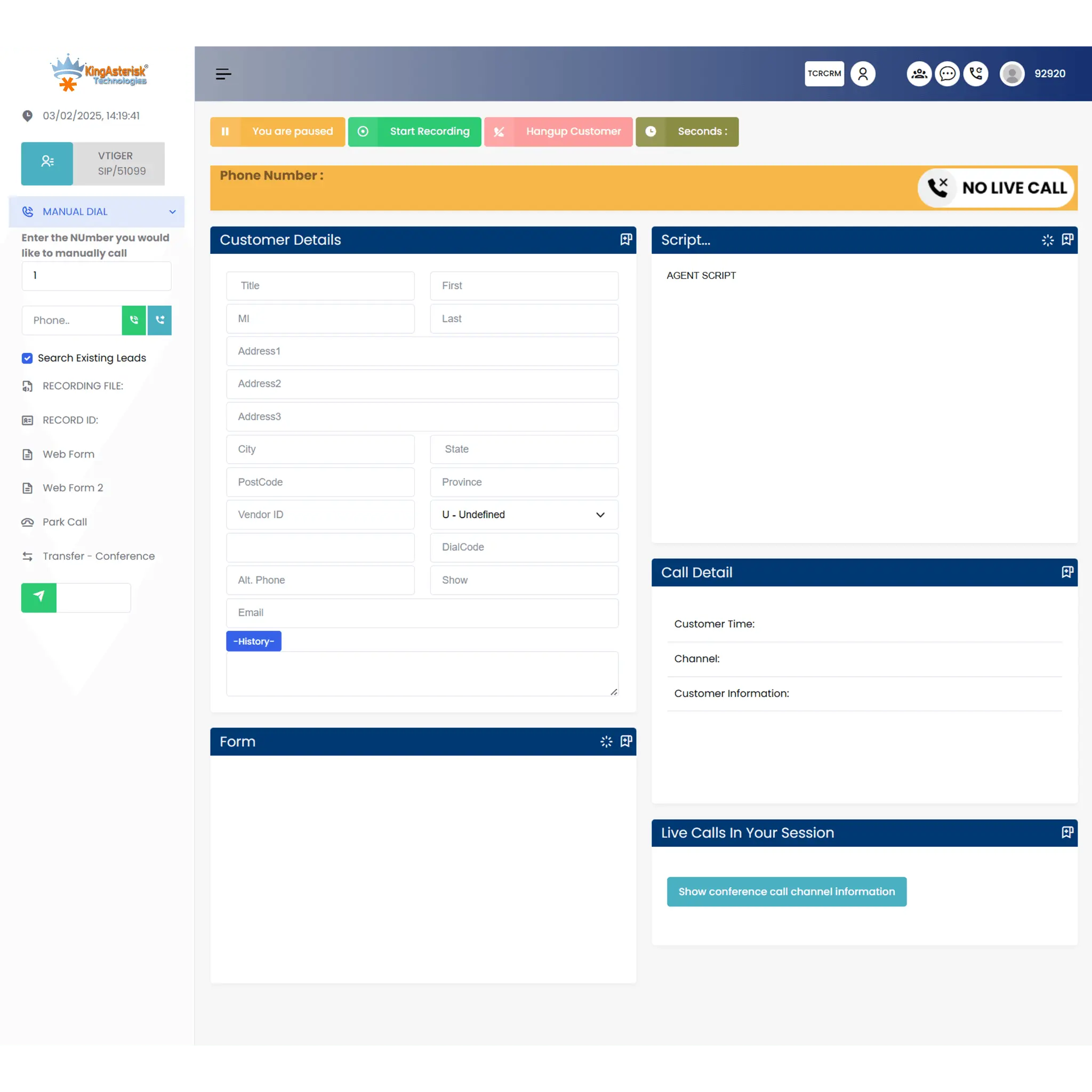 Screenshot 2 of CRM Dialer