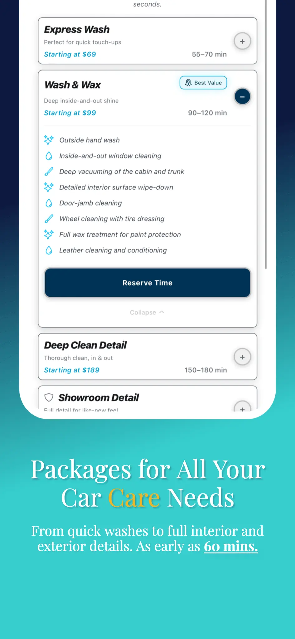 Screenshot 3 of Washr Mobile Detailing & Car Wash