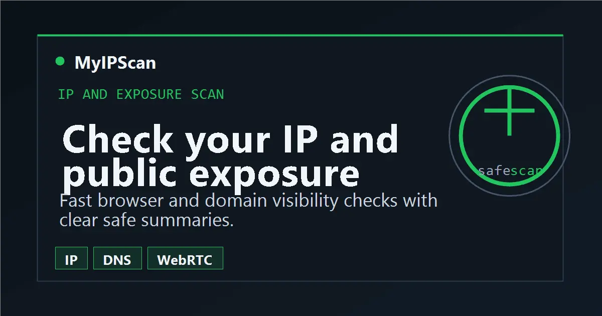 Screenshot 1 of MyIPScan