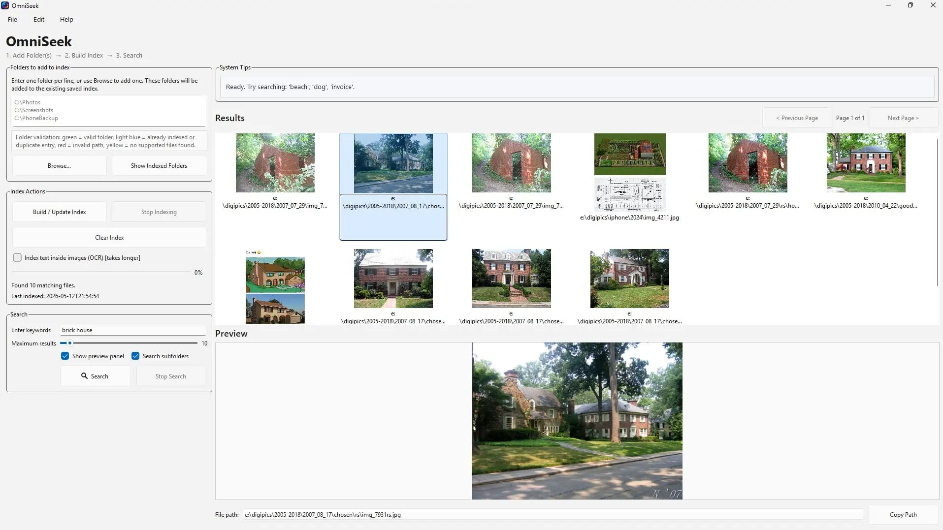 Screenshot 1 of OmniSeek