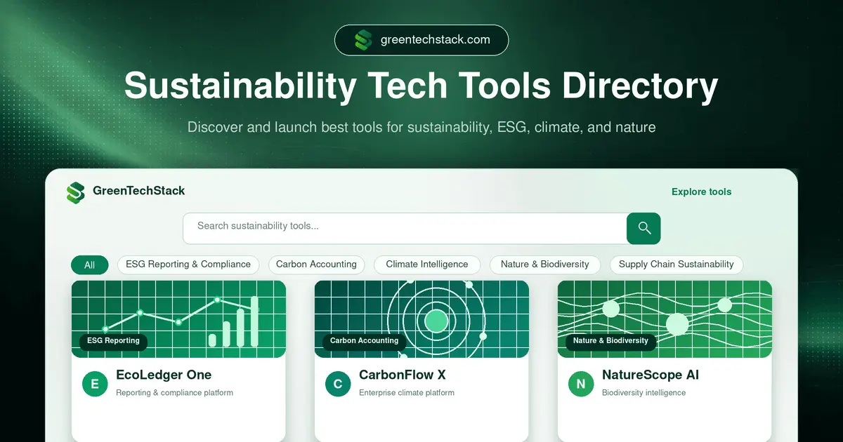 Screenshot 1 of GreenTechStack