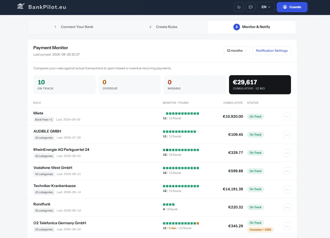 Screenshot 2 of BankPilot.eu