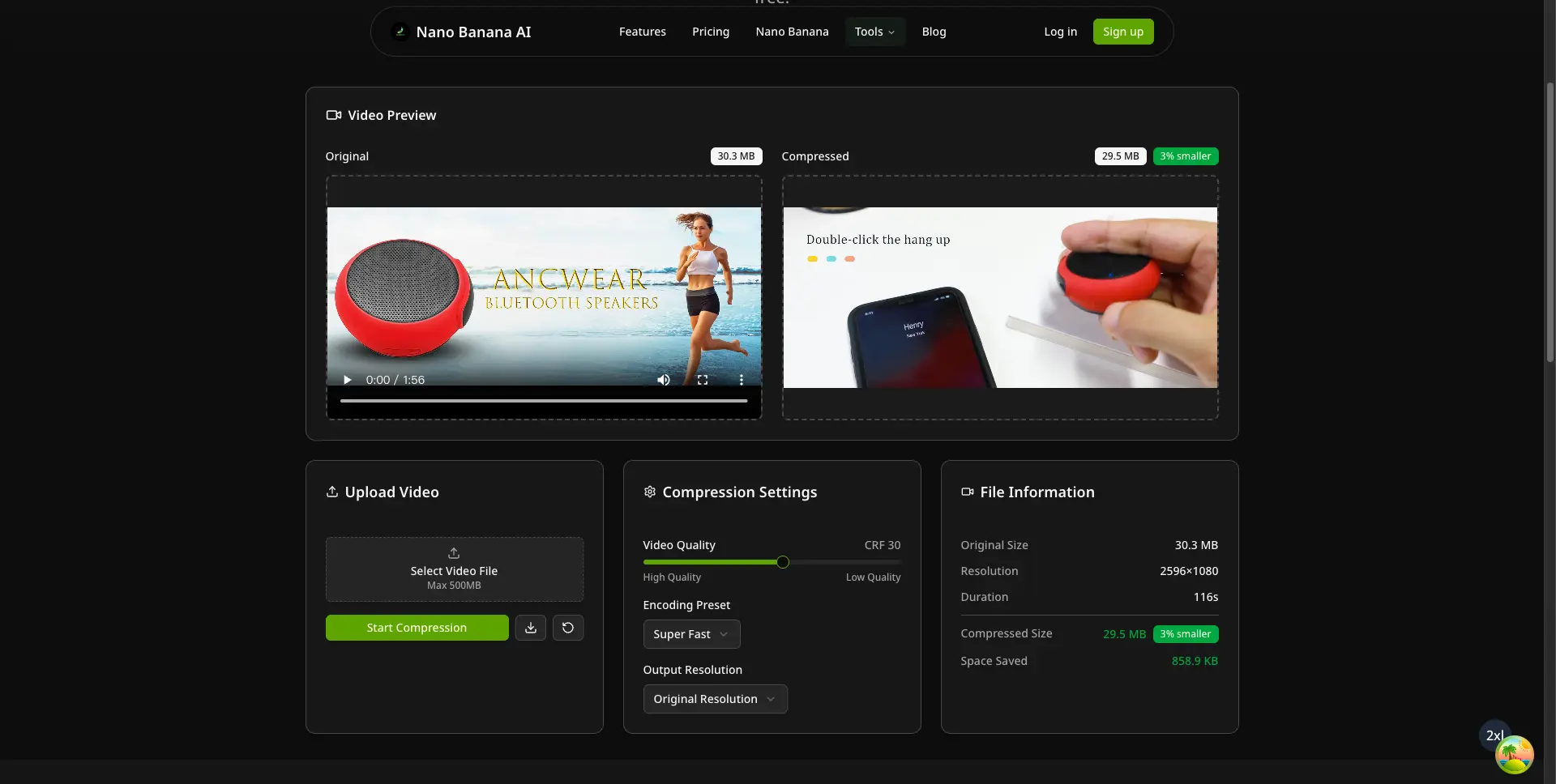 Screenshot 1 of Nano Banana AI