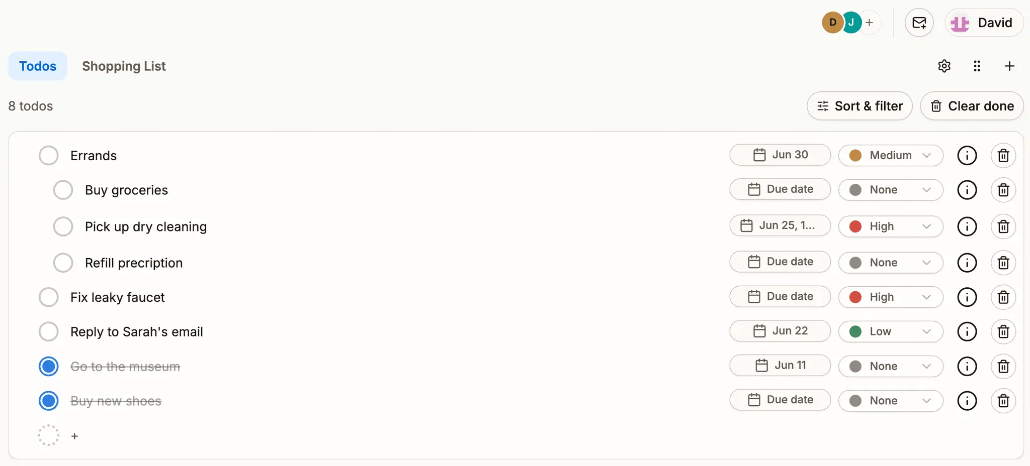 Screenshot 2 of MicroDo