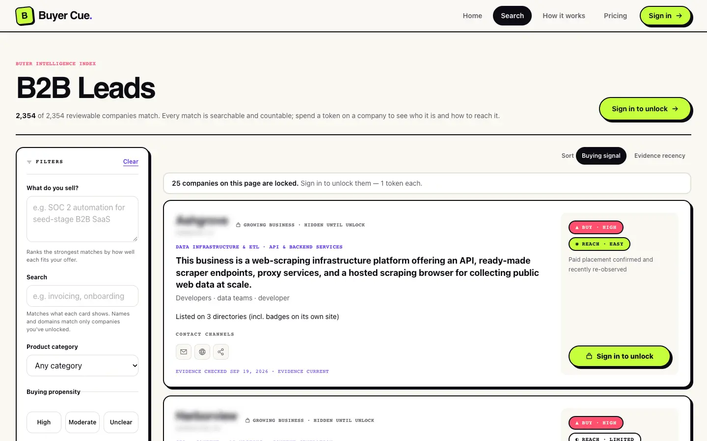 Screenshot 2 of BuyerCue