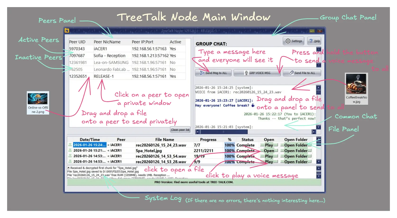 Screenshot 2 of TreeTalk Node