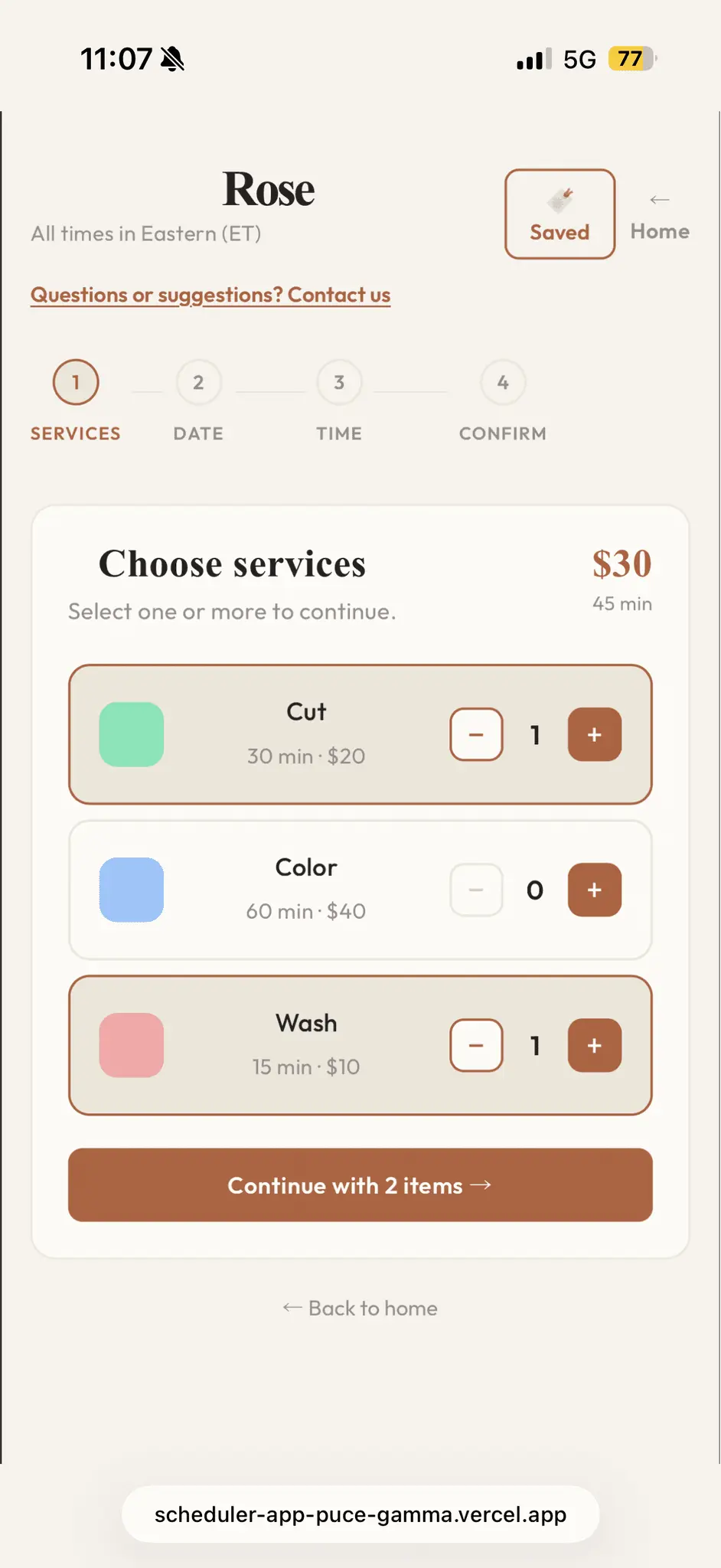 Screenshot 2 of Scheduler
