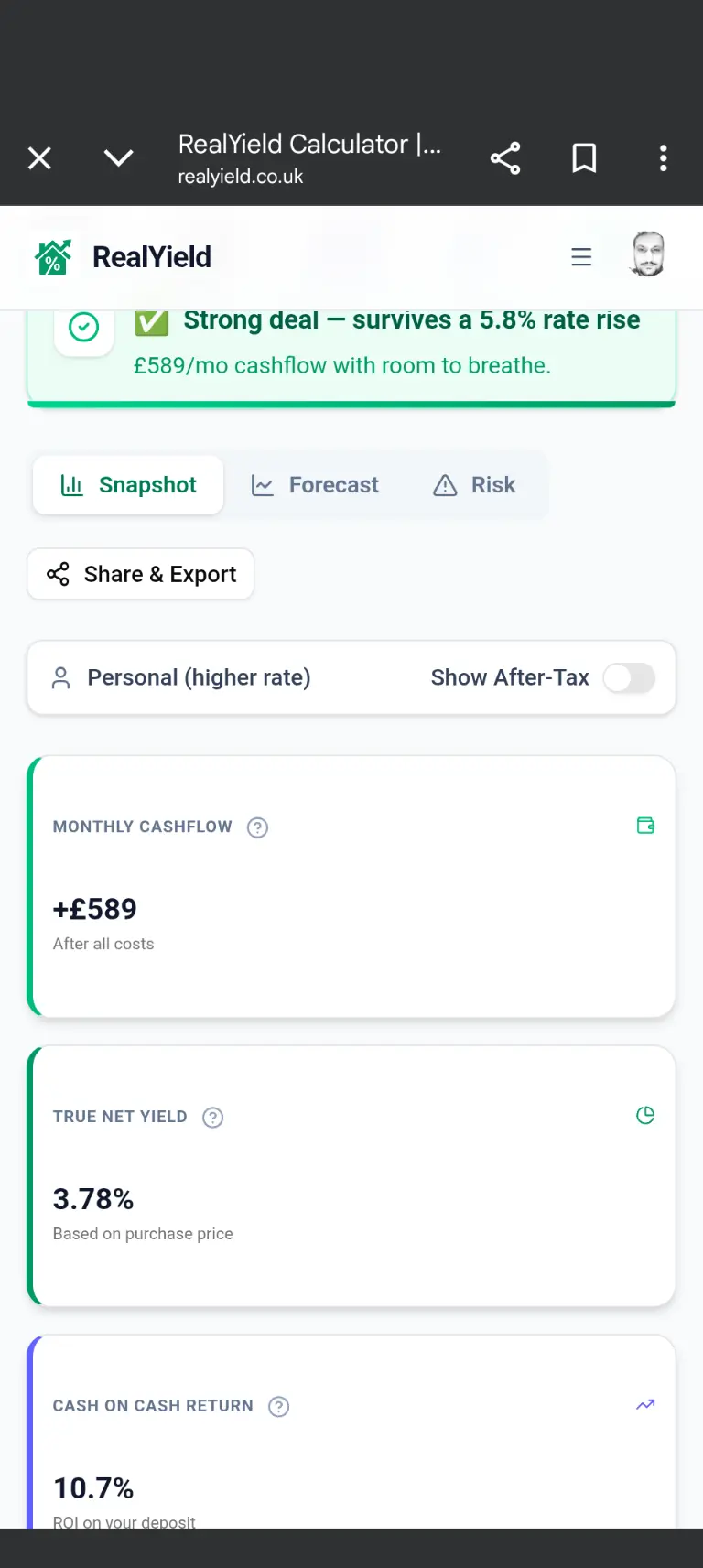 Screenshot 4 of RealYield