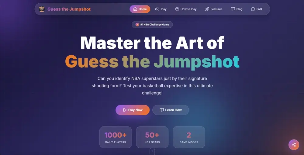 Screenshot 1 of Guess the Jumpshot