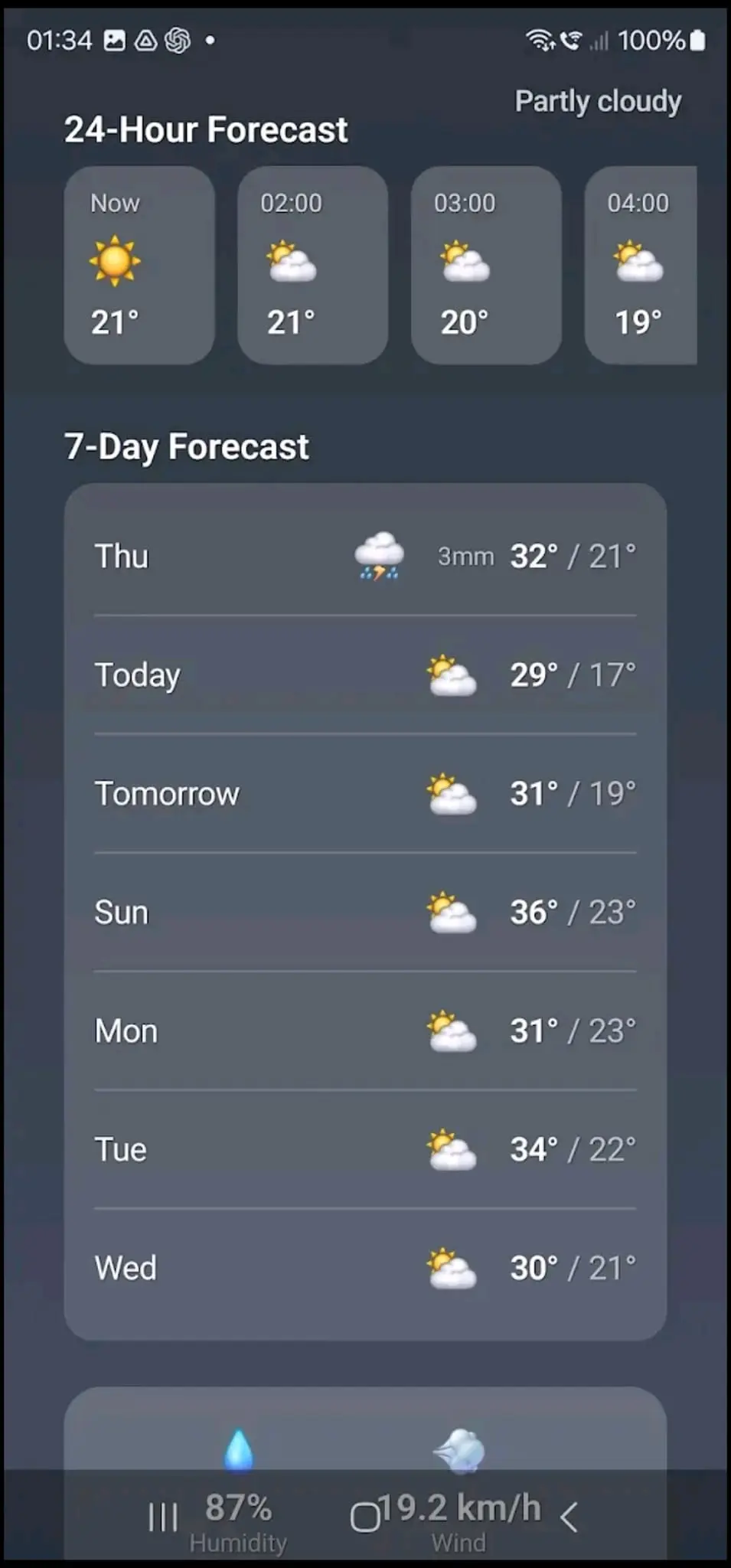 Screenshot 6 of Easy Weather: Local & Global