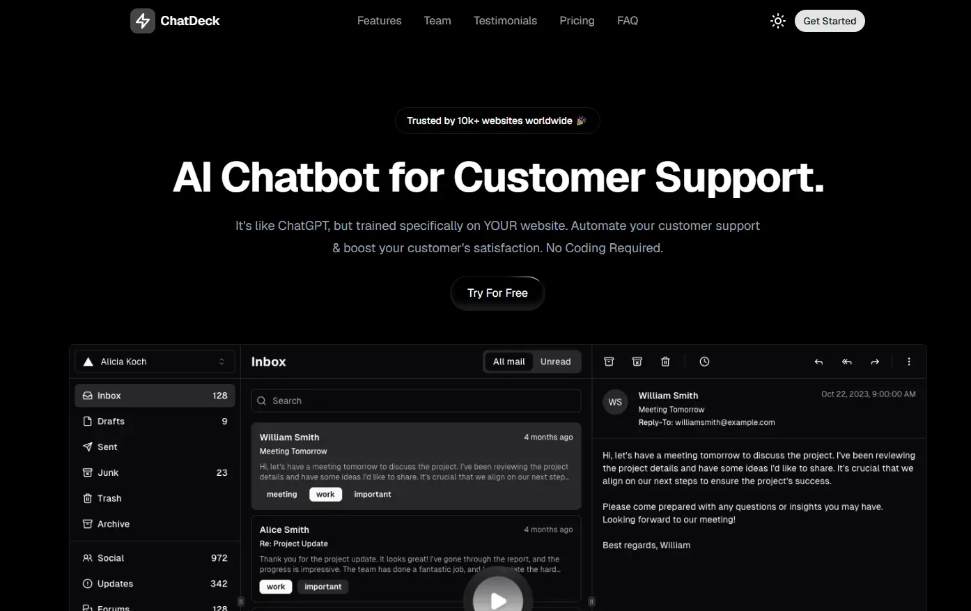 Screenshot 1 of ChatDeck